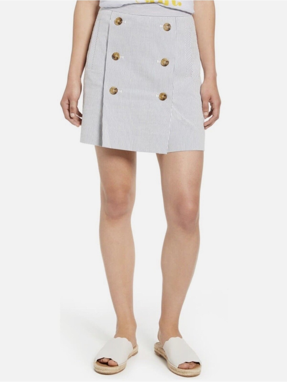 J.crew‎ Stripe Sailor Skirt Size 2 New Nautical Vacation Preppy